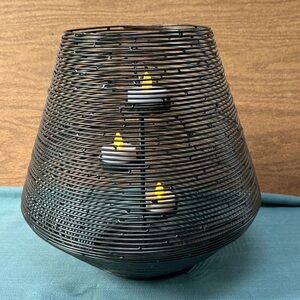 PartyLite Black Spiral Candle Holder